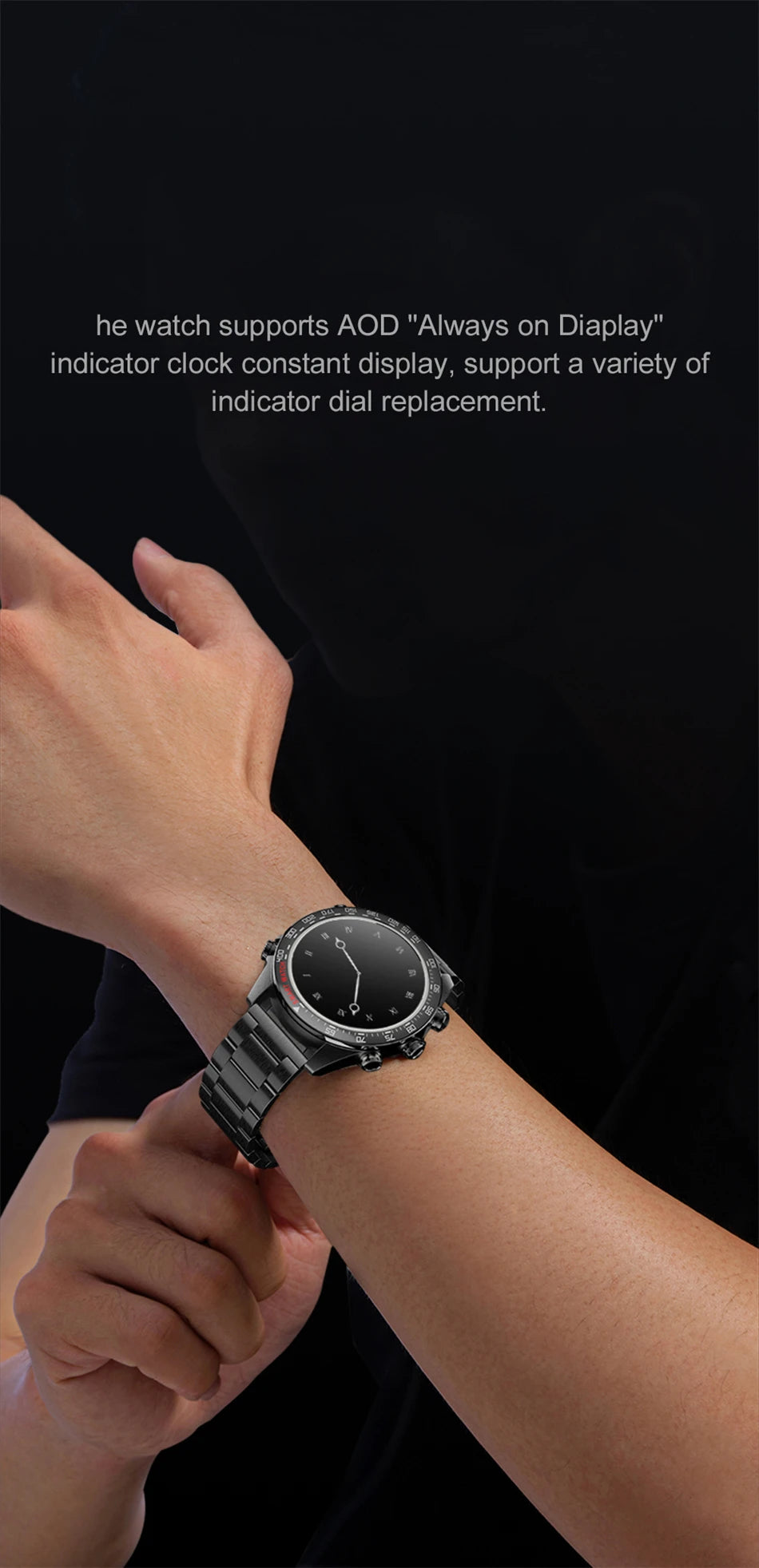 Men's Business Smart Watch AMOELD HD Screen Bluetooth Call Smartwatch NFC GPS Sports Smartwatch 2025 New