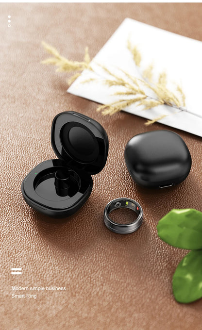 New R06 Smart Ring 2025 Mens Rings for Woman Mluti-Sport Mode Smartring with Charging Case, Fitness and Sleep Tracker for Xiaomi