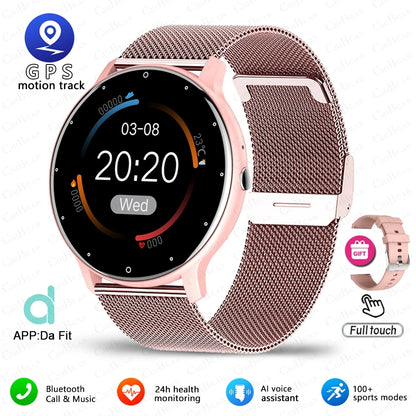 New Smart Watch Men Sports Fitness Watch Heart Rate Full Touch Screen Bluetooth Call 2025 New Ultra Light Smartwatch