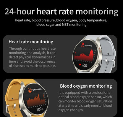 2025 New Watch 6 Pro Customized Watch Face Voice Call smartwatch Men GPS Sports Fitness Tracker Women Smart Watch IOS Android