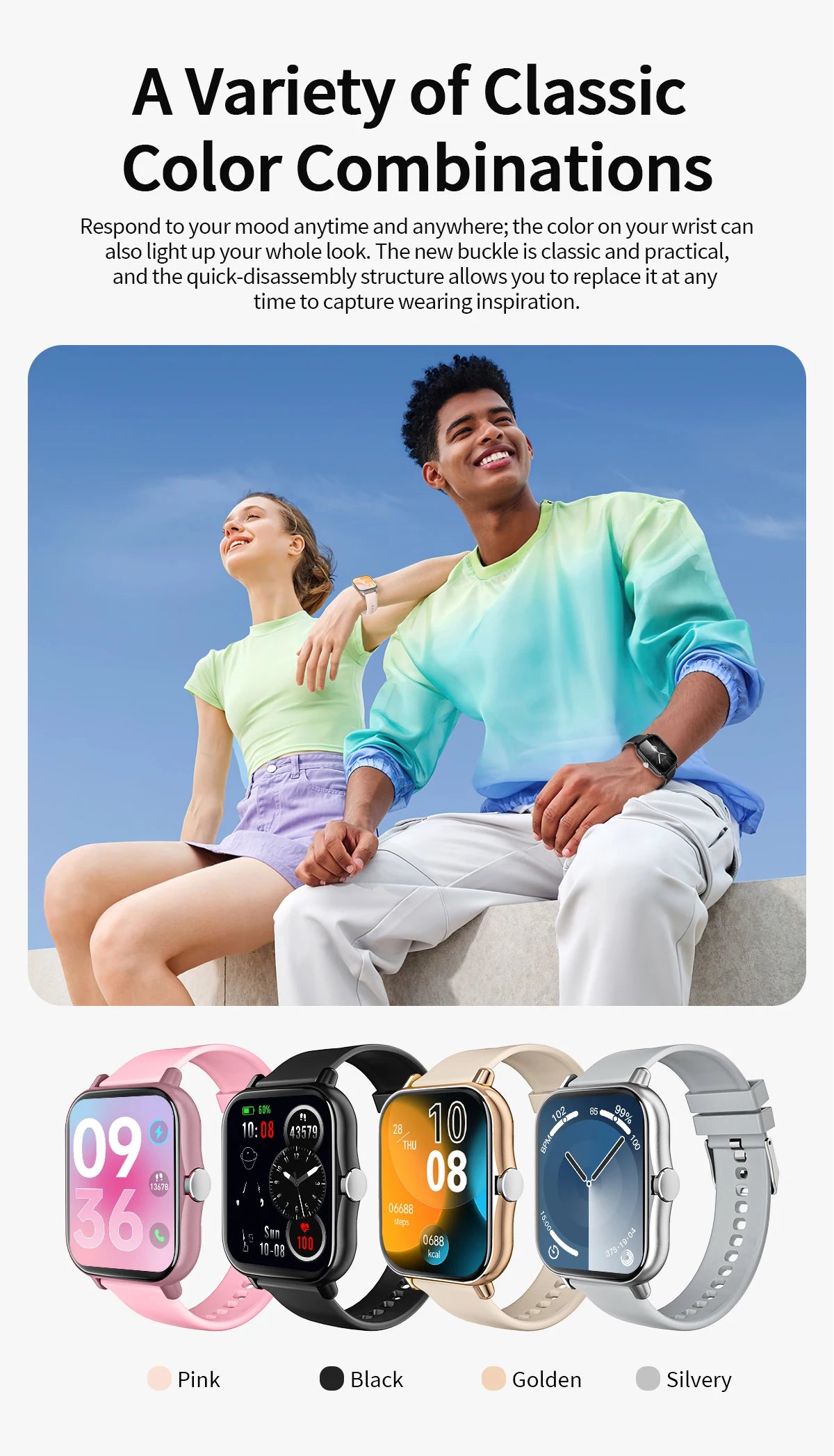 2025 New Smartwatch 1.83‘‘HD Screen with Wireless Call Sport Fitness Tracker Music Control Sedentary Reminder for Men Women Gift