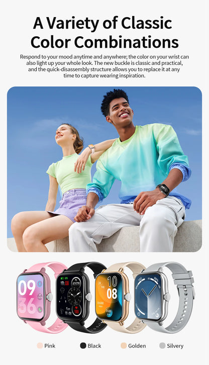 2025 New Smartwatch 1.83‘‘HD Screen with Wireless Call Sport Fitness Tracker Music Control Sedentary Reminder for Men Women Gift