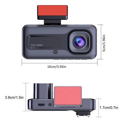 Dash Cam for Cars Camera Black Box 3 Channel /2 Channel  1080P Video Recorder Rear View Camera for Vehicle Car DVR car accessory