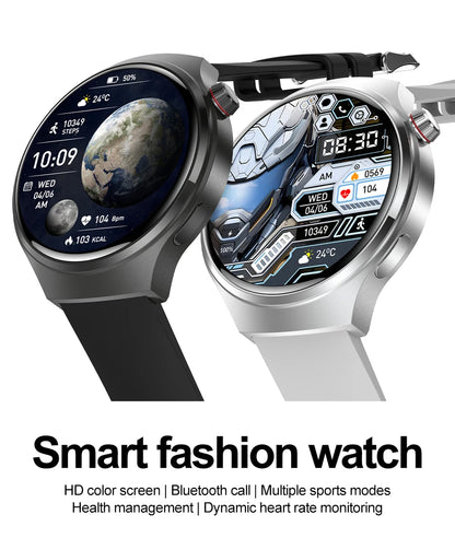 2025 New Fashion Ladies Smart Watch Full Screen Touch Health Monitoring Waterproof Blue Call Smartwatches Android IOS