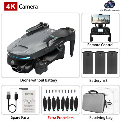 Drone GPS 8K L200 PRO MAX Professional 2-Axis PTZ HD Dual Camera 5G WIFI FPV 360° Laser Obstacle Avoidance Brushless Motor Dron