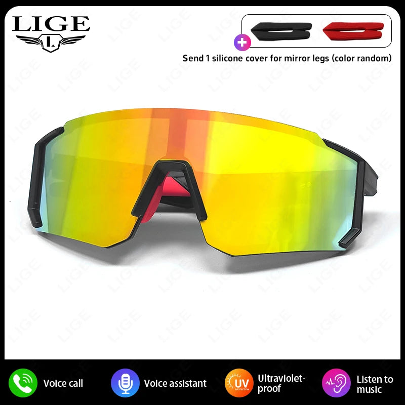 2025 Smart Glasses Cycling Sunglasses For Men Cycl Glasses Mountain Bicycle Goggles Women Outdoor Sports Running UV400 Eyewear