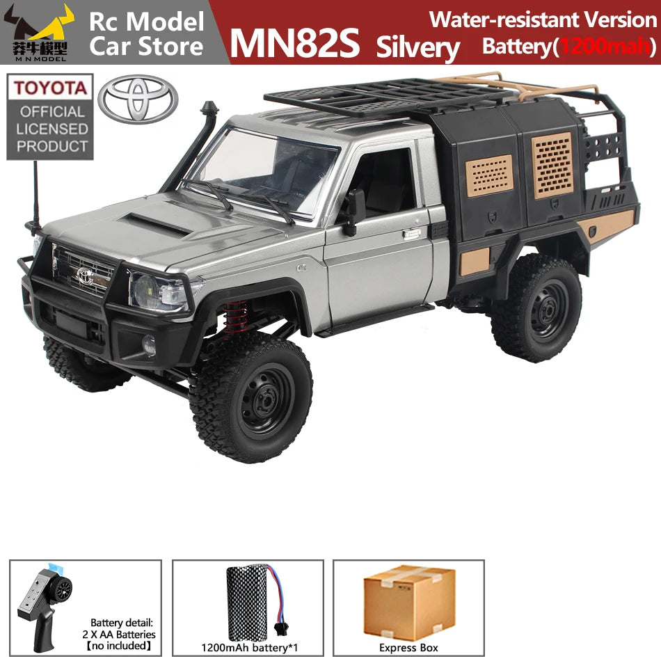 MN MODEL 1/12 4WD Remote Control Diving Off-road Car Climbing Truck All Terrain Vehicle Rock Crawler Wading Pickup Toy for Adult