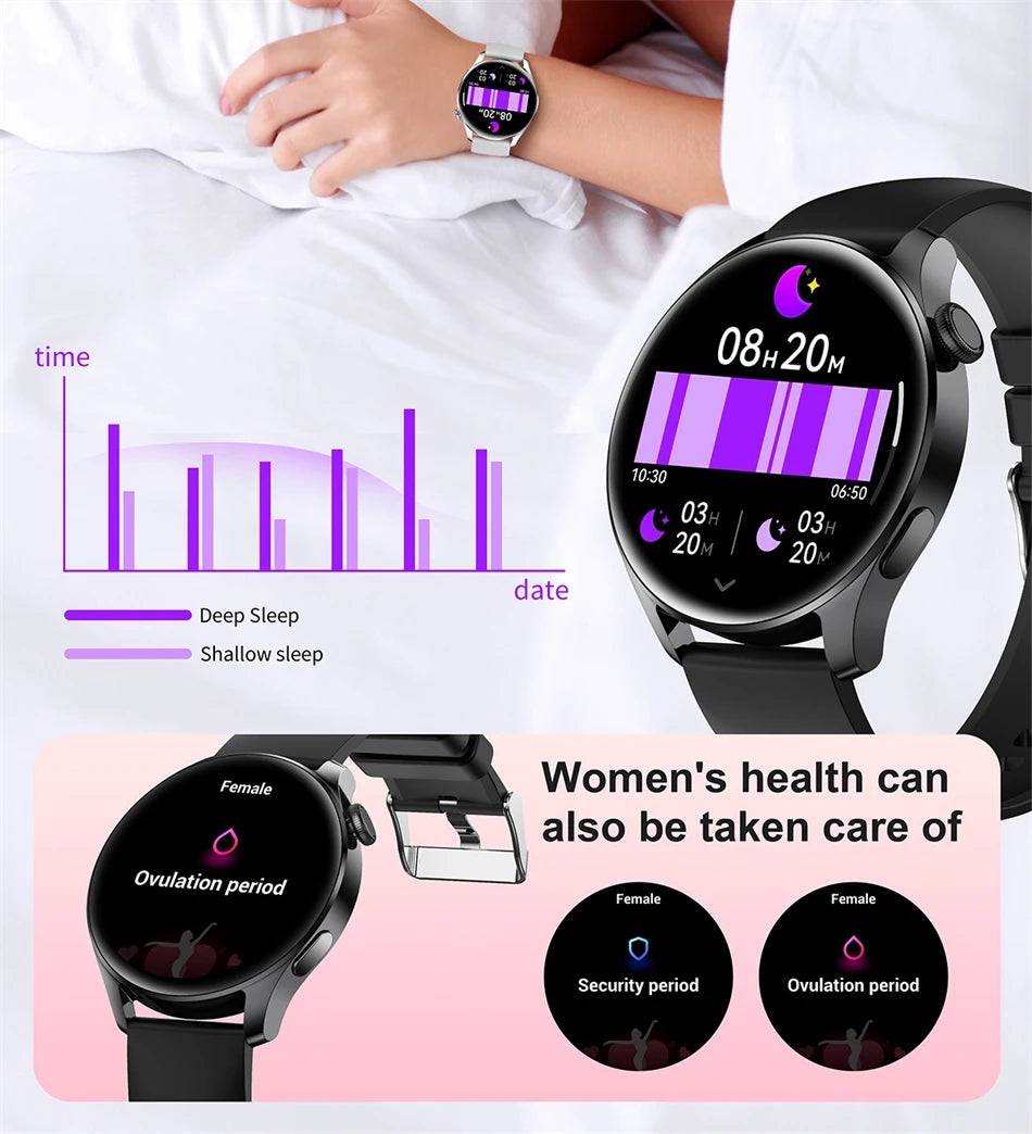 2025 New Watch 3 Smart Watch Men 1.53 Inch HD Screen GPS Fitness tracker Bluetooth Call Health IP67 Waterproof Smartwatch Man