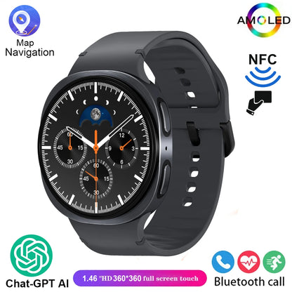 2025 New Smart Watch Series 8   Ultra-thin 1.46 inch Sport Watch Compass IP68 Waterproof Display Bluetooth Call GPS Smart Watch