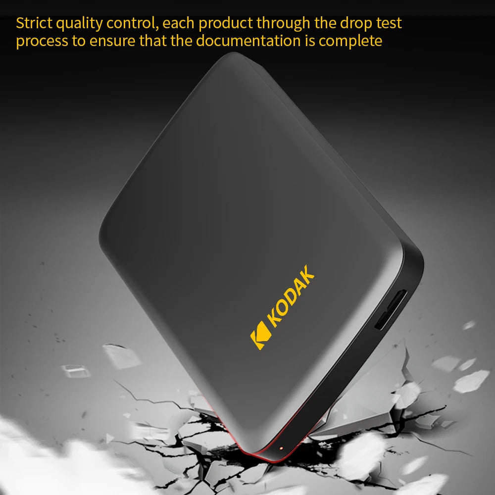 KODAK portable external hard drive P150 USB3.0, high-speed transmission, stable and durable, suitable for backup and storage