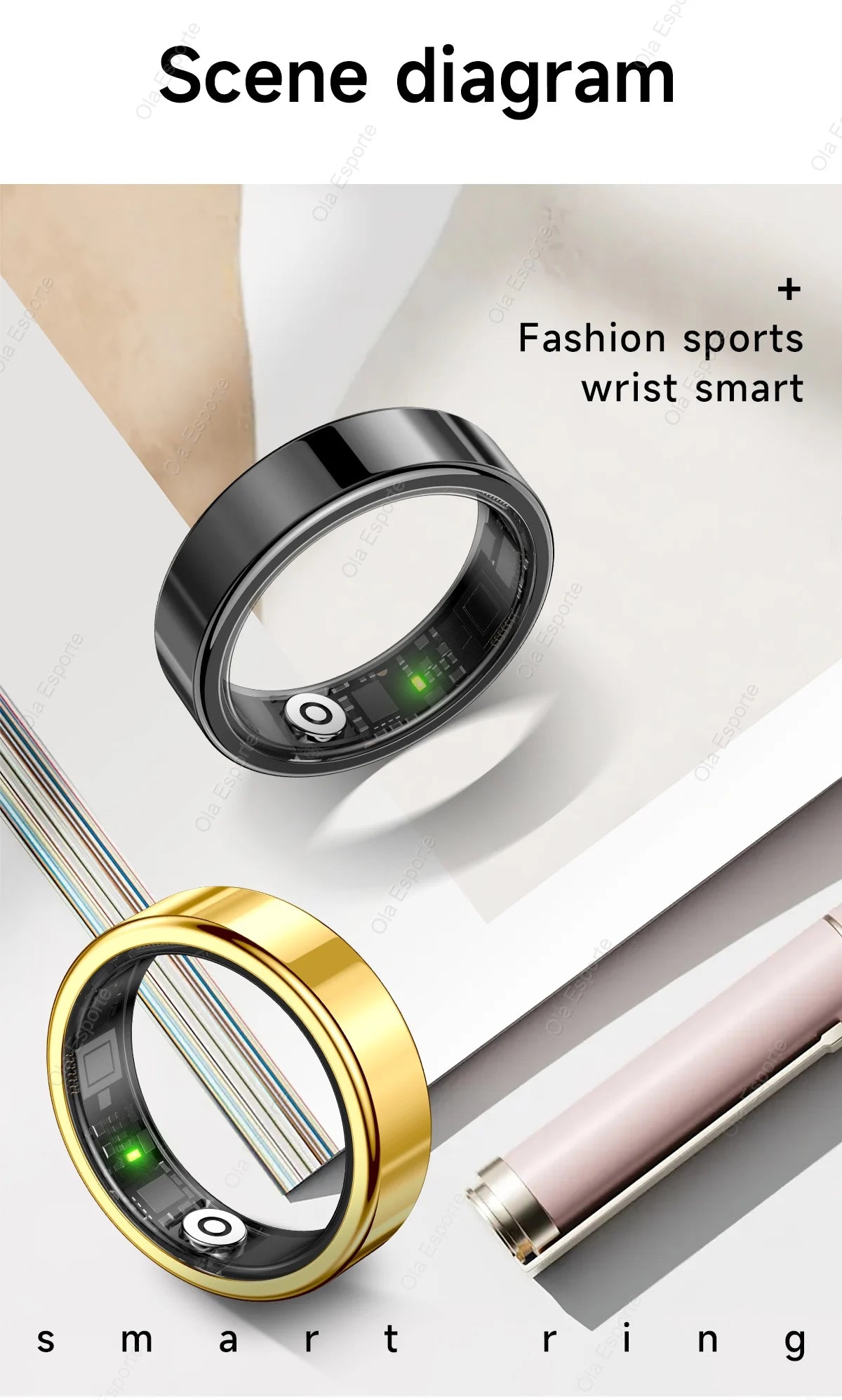 R09 Smart Ring 2025 Gesture control Sleep Health Monitor Bluetooth Rings IP68 Waterproof Sports Modes Smartring Men Women gifts