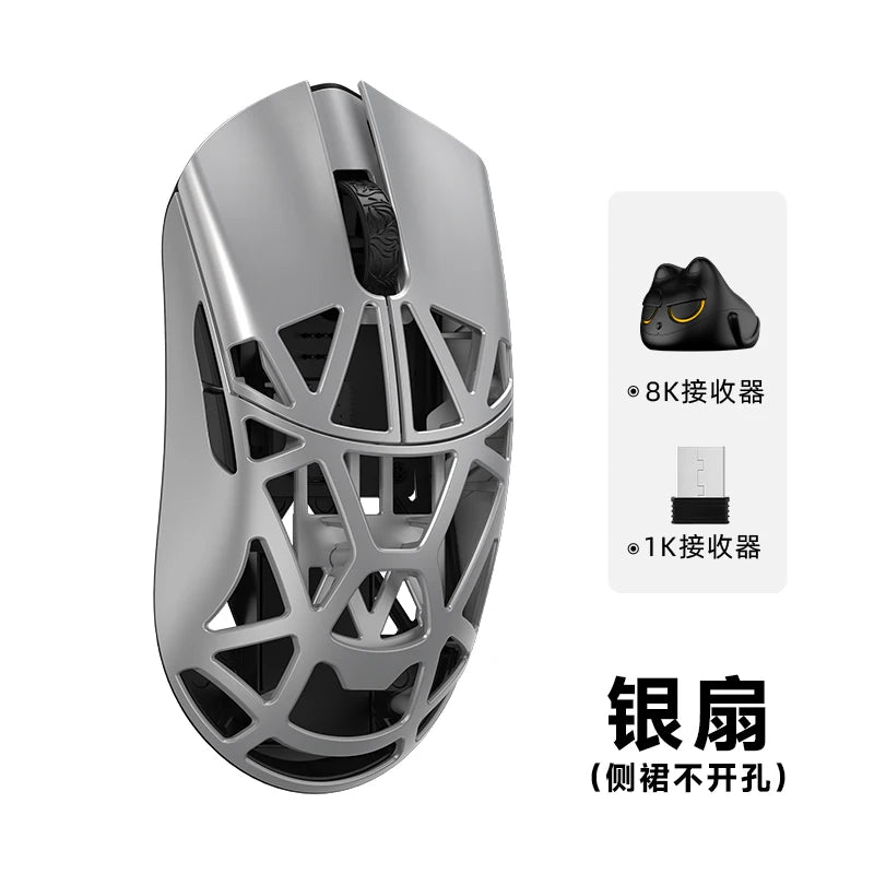 Wlmouse Mini Pro Mouse Beast X Mini Pro Mouse Magnesium Alloy Mouse Cute Lightweight Wireless Game Mouse (No holes)