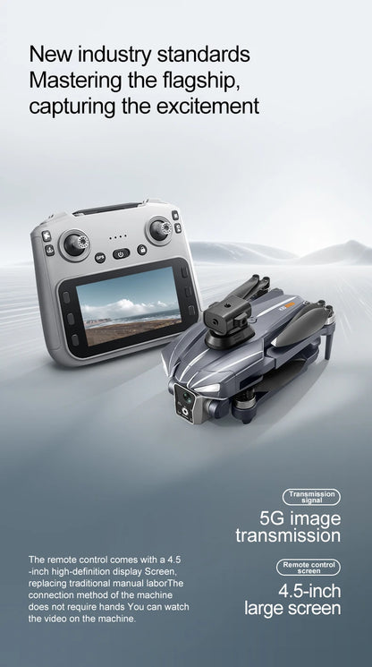 2025 K18 Max Airdrop GPS Drone 5G Screen Control Dual Camera Obstacle Avoidance 8K Aerial Photography Brushless Quadrotor Toy