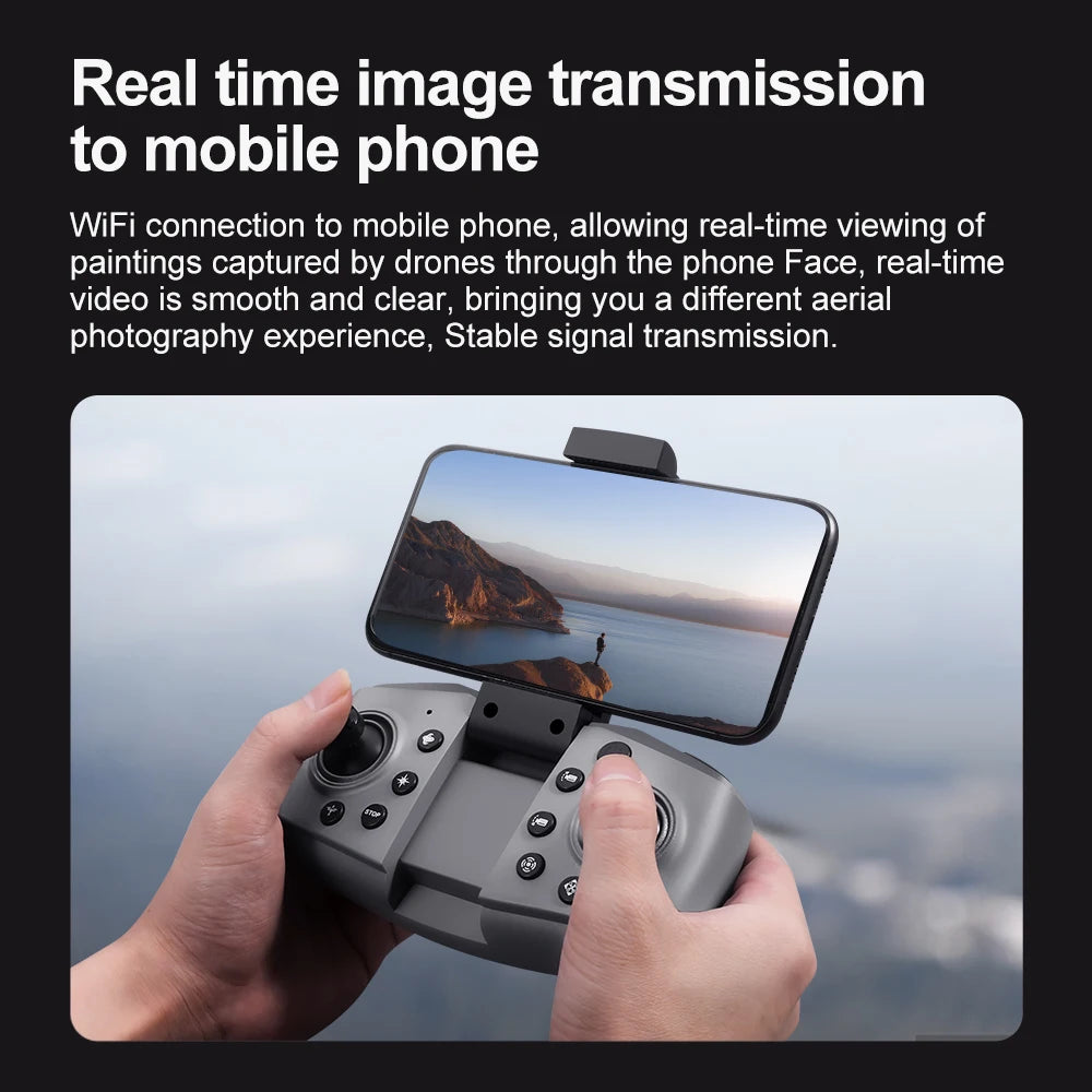 Xiaomi V86 Mini RC Drone 8K Aerial HD Intelligent Obstacle Avoidance Screen Remote Control Brushless Power GPS Helicopeter UAV