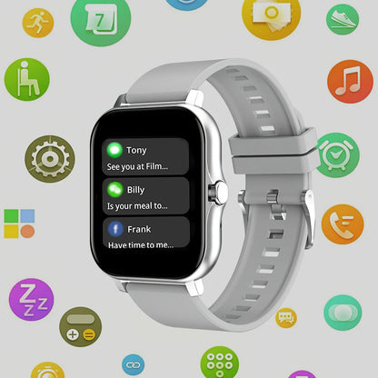 Smart watch, wireless calling /dial, multi -Sport mode, calling reminder and rejection,information reminder, Various APP Reminde