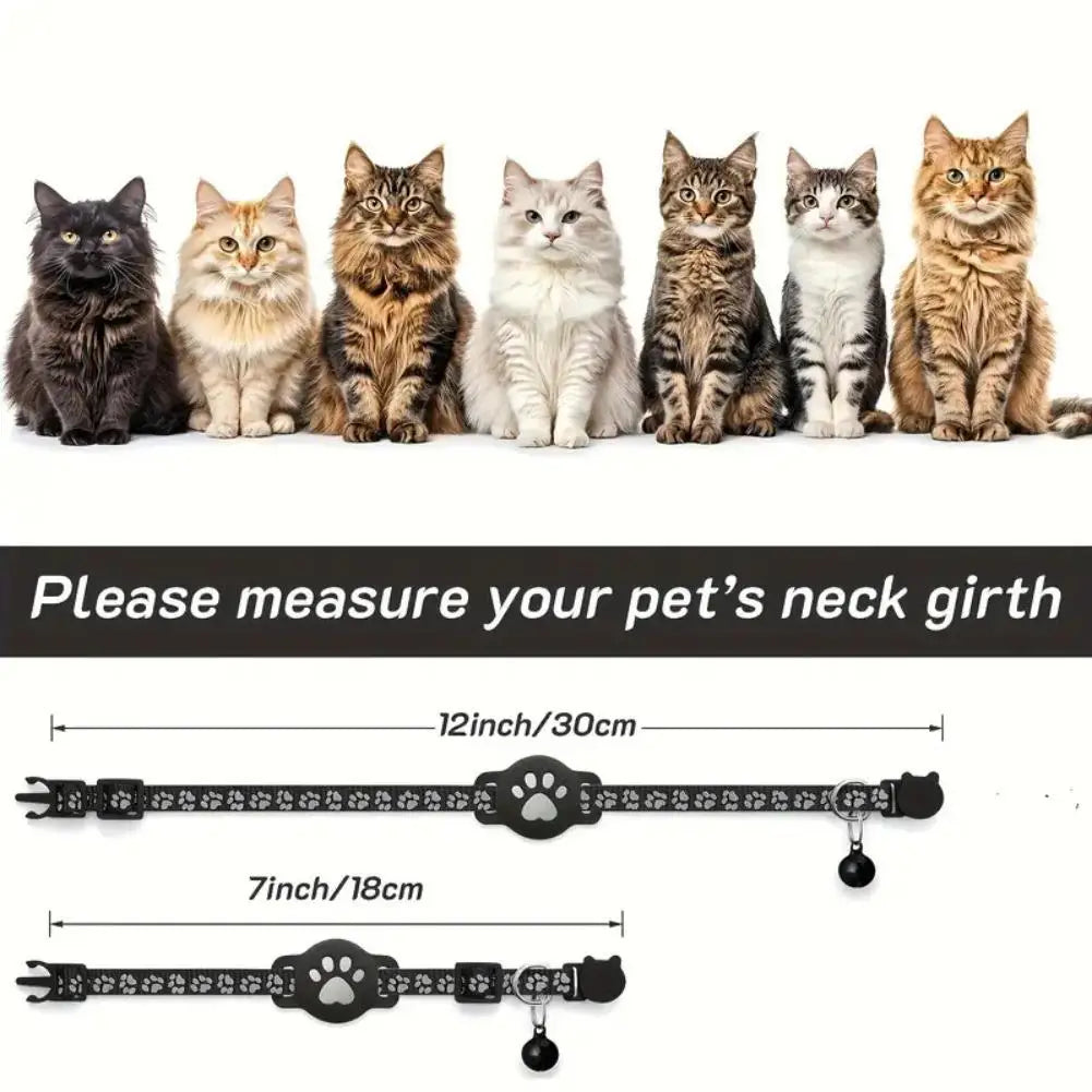  Pet Positioning Collar Waterproof Dog Cat GPS Animal Tracking Movement Alert Anti Lost Tracker Night Reflective Collar