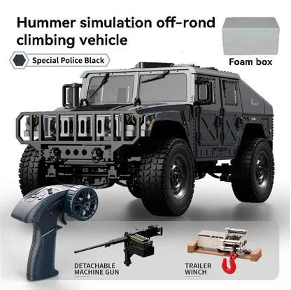 JJRC C8835 RC Car Simulation 4x4 All-terrain 2.4G Remote Control Car Off-road Climbing Electric Truck with LED Light RC Toy Gift