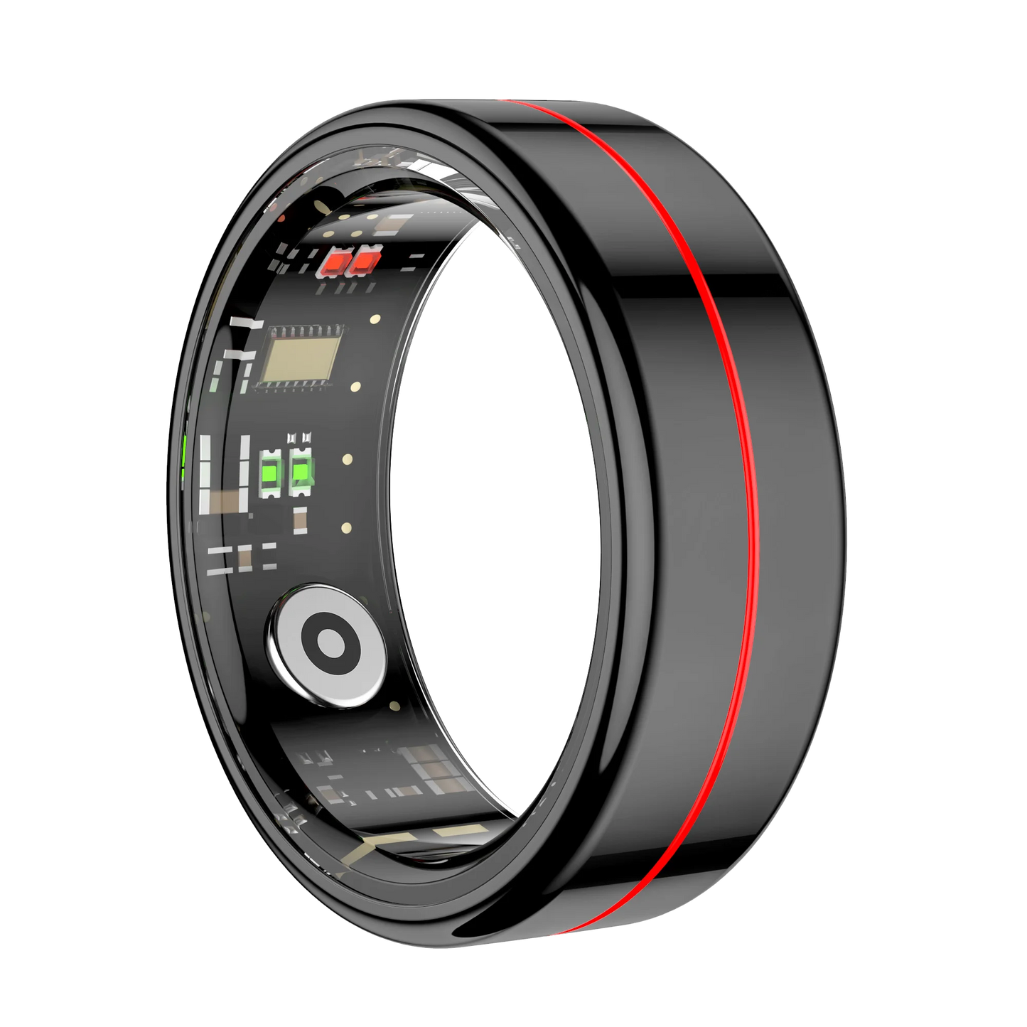 R04 Smart Ring for Men Women 5ATM Waterproof With Charging Case Health and Sleep Monitor Ring Multi-sport Mode Camera Control