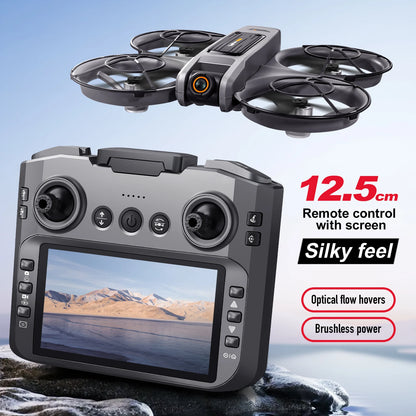 Drone with Camera 4K HD Video Stable Hover 180° Adjustable Lens 3D Flip RC Drones FPV Brushless Optical Flow Quadcopter UAV