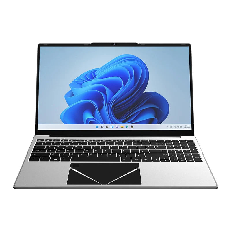 15.6" Ultra Slim Laptop 16GB RAM 512GB SSD Intel N5095 Notebook 1920*1080 FHD Screen Windows 10 Office Study Portable Computer