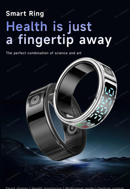 Xiaomi Smart Ring 2025 Display Screen Gestures Control Video 5ATM Waterproof Remote Camera Blood Oxygen Monitor Sports ring New