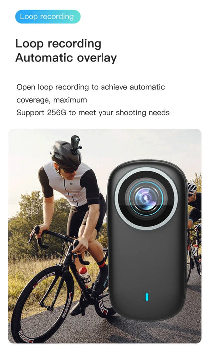4K WiFi Thumb Sports Camera Motorcycle Bike Waterproof DV Cycling Recorder Magnetic Attraction Outdoor Portable Small Camcorder