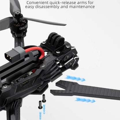 GEPRC Vapor X5/D5 HD O4 Pro FPV Drone 5Inch O4 Air Unit VTX 4K 60A 4IN1 ESC XT60 1960KV Motor RC Quadcopter Freestyle Drone