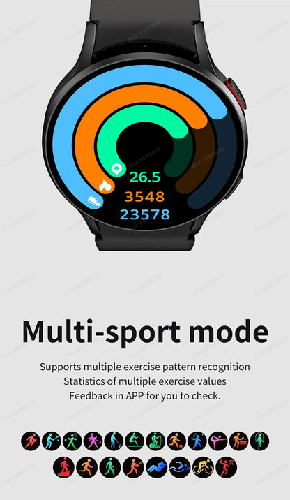 Smartwatch Women Watch 6 Health Monitoring Watch Waterproof Voice Assistant Bluetooth Call Smart Watch 2025 New