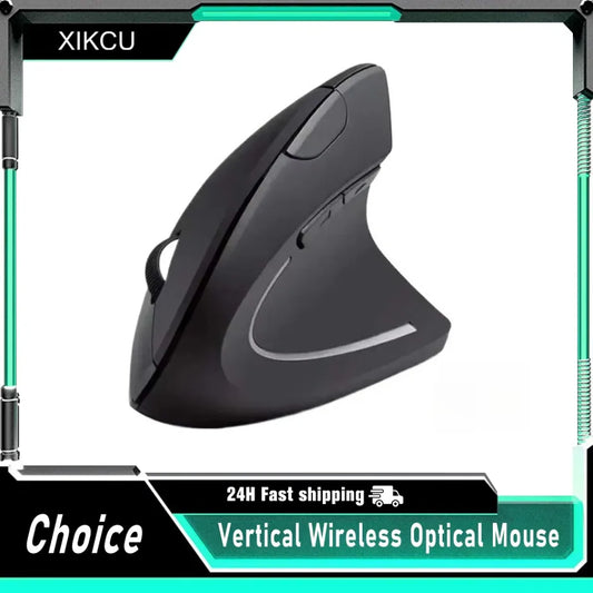 Vertical Mouse Ergonomic 2.4GHz Wireless Optical Mice 3 Adjustable DPI 800/1200/1600 6 Buttons for Laptop PC Computer Desktop