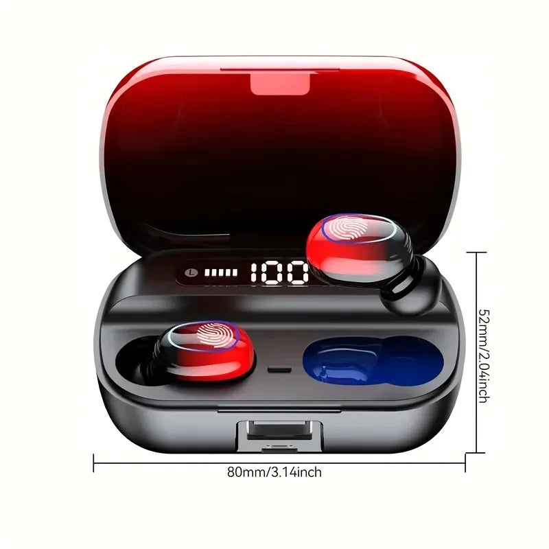 New Wireless In-Ear Earphones Sound Intelligent Noise Cancelling Sports Fitness Running Earphones Stereo Surround Sound