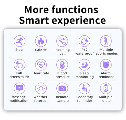 LIGE Smart Watch Women Men Full Touch Screen Bluetooth 5.2 Call Waterproof Watches Sports Fitness Tracker Factory IP67 ZL02 New