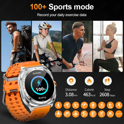2025 New Smart Watch With 2 in 1 TWS Wireless Headset Bluetooth Call 1.53" AMOLED Screen 400mAh IP67 Waterproof Sport Smartwatch