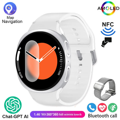2025 New Smart Watch Series 8   Ultra-thin 1.46 inch Sport Watch Compass IP68 Waterproof Display Bluetooth Call GPS Smart Watch
