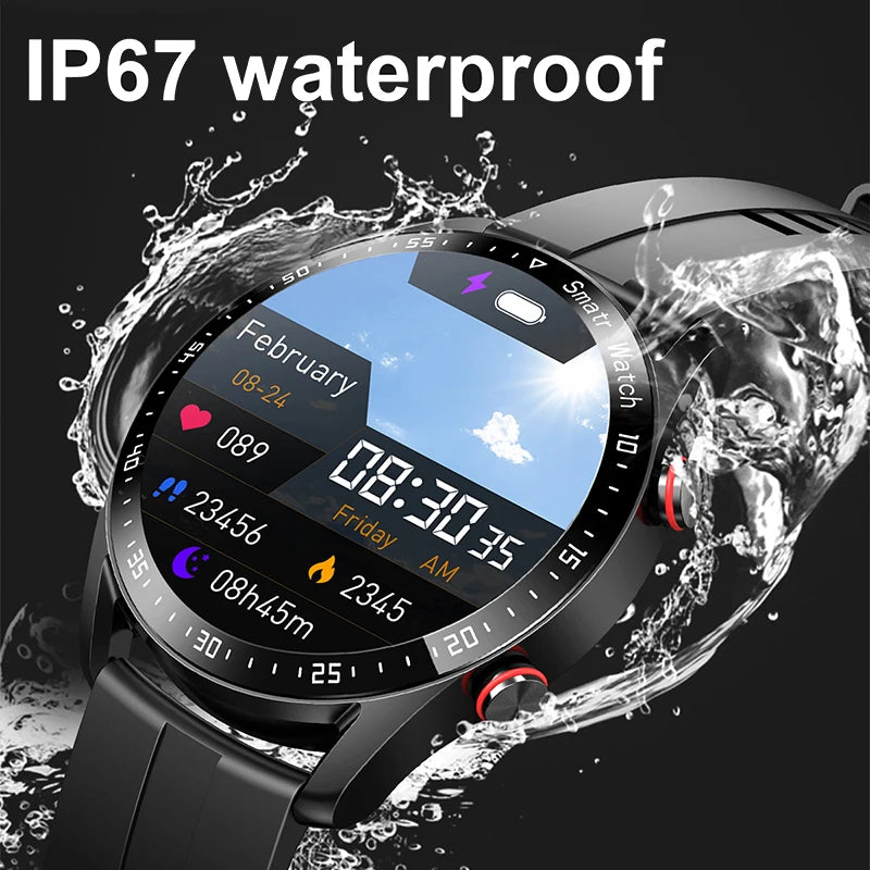 2025 New Bluetooth Call Smartwatch Men's Sports Fitness Waterproof Watch Heart Rate Full Touch Screen GT Series Smart Watch
