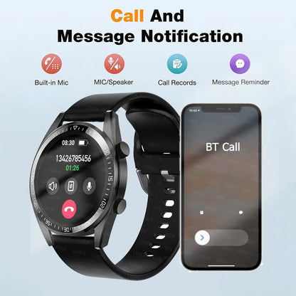 New Plus Smartwatch Hombre Bluetooth Call HD Screen Full Offers Today Health Tracking Diy Faces Gift Men Watches Smart Commerce
