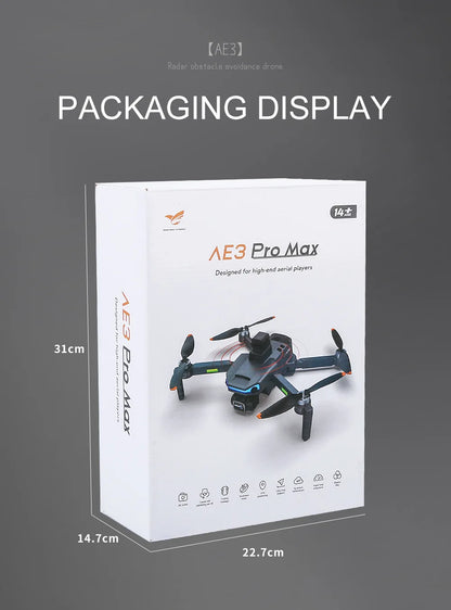 AE3 MAX Drone GPS 4K Camera 3-Axis Gimbal Anti-shake Aerial Photography Brushless Foldable Quadcopter thermal drone