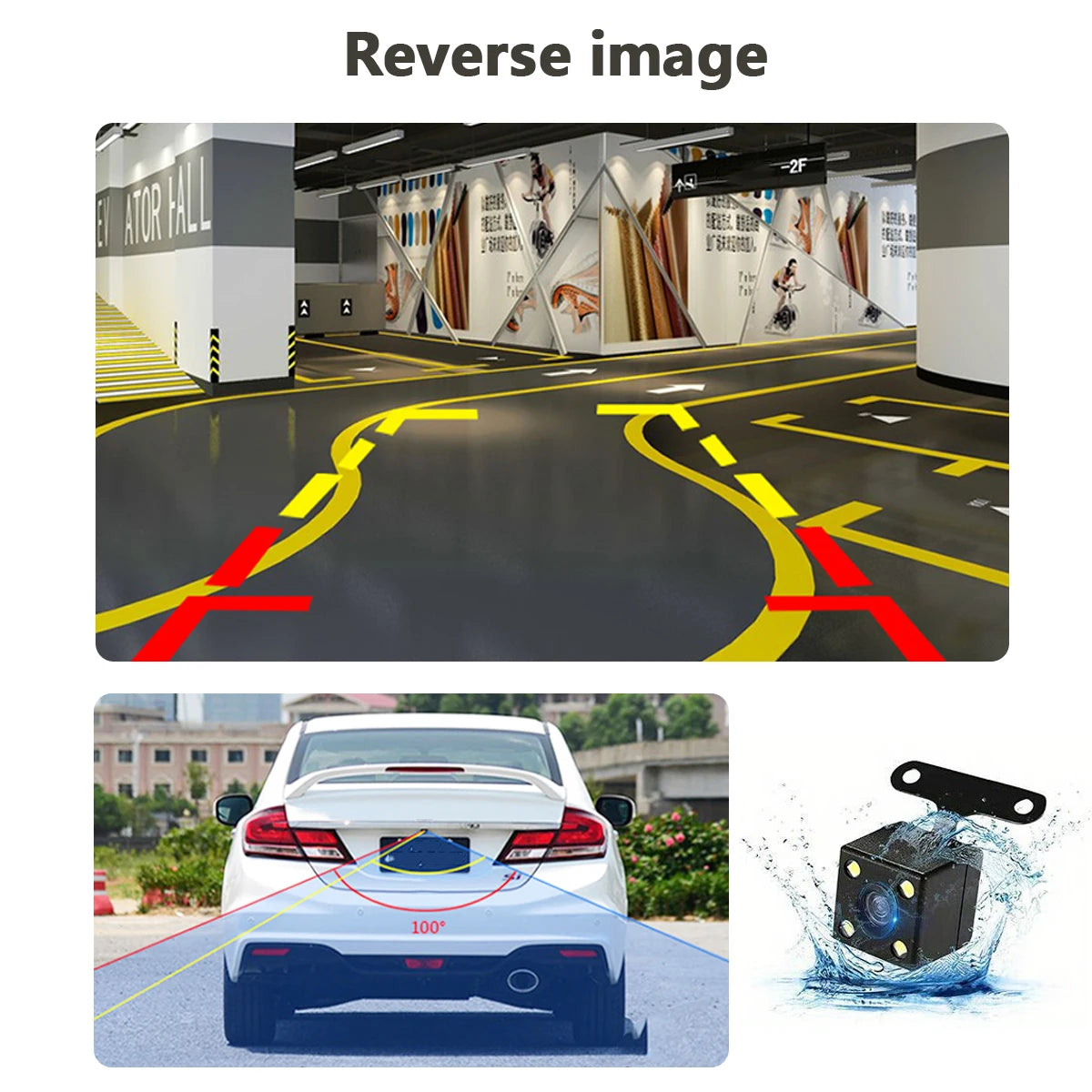 Dash Cam for cars 1080P 3-Lens car camera Night Vision Loop Recording wide angle Car DVR Came Front And Inside Car Dash Recorder