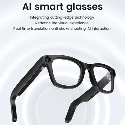2025 New Smart Glasses 800W HD Camera AI Identification Touch 1080P HD Video Recording Al Voice Wireless Calling Smart Glasses