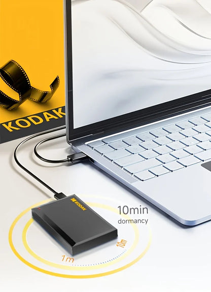 KODAK, P190, Portable HDD mechanical mobile disk, 500GB/1Tb/2Tb, portable gaming hard drive storage, suitable for PC, electronic