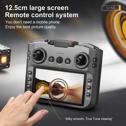 Drone with Camera 4K HD Video Stable Hover 180° Adjustable Lens 3D Flip RC Drones FPV Brushless Optical Flow Quadcopter UAV