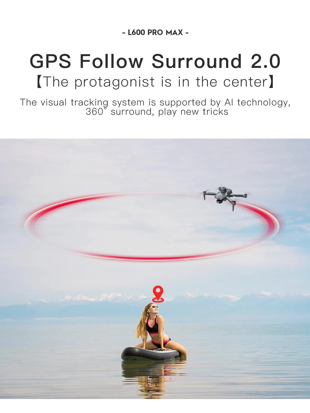 L600 PRO MAX GPS Drone Professional 4K 3-Axis PTZ HD Dual Camera Obstacle Avoidance Brushless Motor 5G WIFI RC Quadcopter Toys
