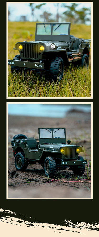 JJRC C8815 RC Car 1/10 WILLYS 1941 4WD RTR RC Crawler 2.4G Remote Control Car Off-road Climbing Military RC Truck Toys Gift