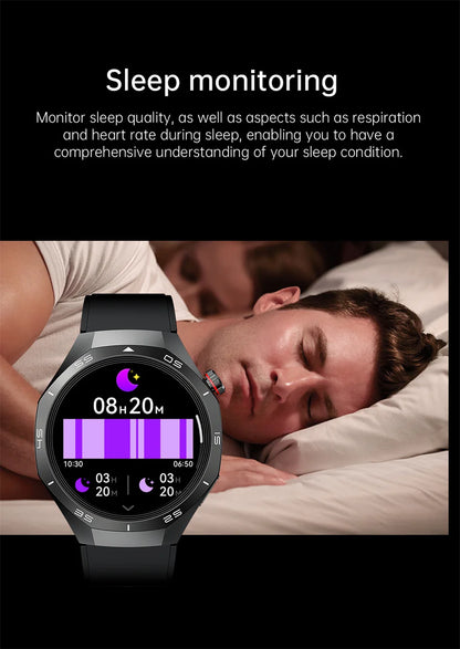 2025 Brand New Watch 5 Smartwatch Real AMOLED HD Screen 360*360 Heart Rate Bluetooth Call Waterproof Men Smart Watch Android IOS