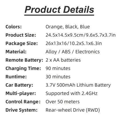 New RC Car 1:16 2.4Gh 20KM/H Model With LED Lights 2WD Off-road Remote Control Climbing Vehicle Outdoor Cars Drift Toys Boy Gift