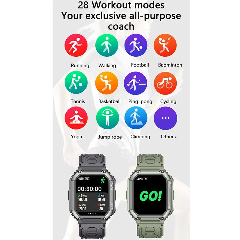Smart watch 2025 Watches Men Women Fitness Sports Smart Watch Motion Tracking Waterproof Bluetooth Call Clock For Huawei Xiaomi