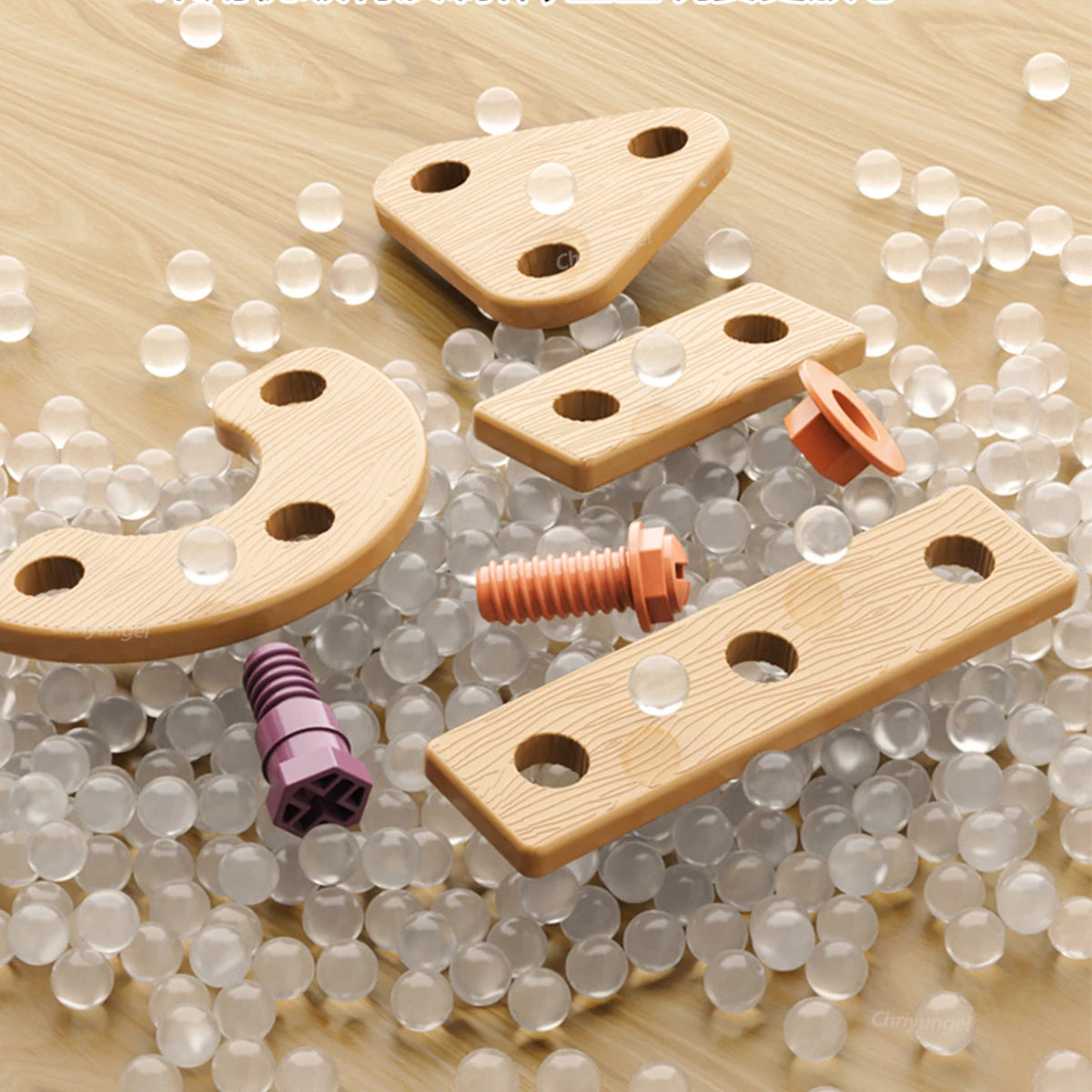 Kids Tool Set DIY Nut Assembly Toy Kit STEM Building Tools Montessori Toys Gifts for Boy Girl, Electric Drill Tool Box Optional