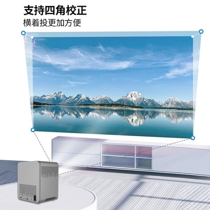 LCD Projector T03 Android Portable 4K Projector Home 1080P Projector