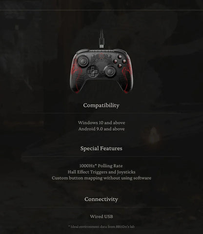 8BitDo Gamepads PC Black Myth Wukong Ultimate 2C Wireless or Wired Gaming Controller Windows 10 11 Steam Raspberry Pi Android