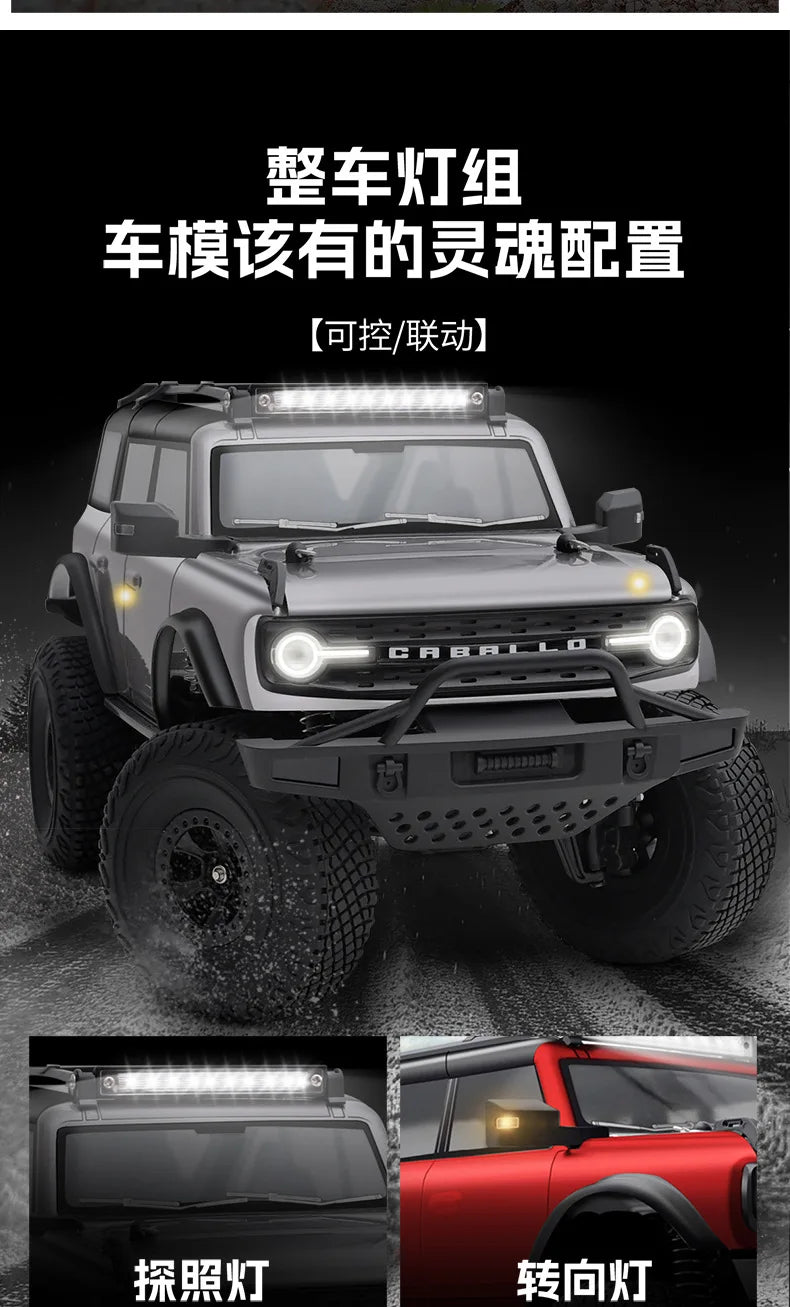 Wltoys New 1:18 Electric Four-Wheel Drive Climbing Car Remote Control Horse Model Toy For Children RC Car Toy