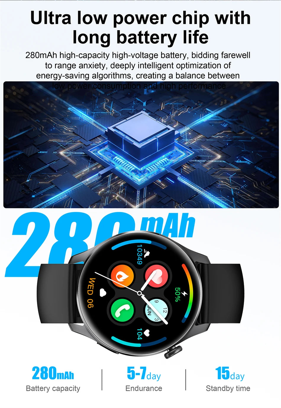 2025 New Watch 3 Smart Watch Men 1.53 Inch HD Screen GPS Fitness tracker Bluetooth Call Health IP67 Waterproof Smartwatch Man
